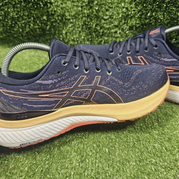 Asics Gel-Kayano 29 Midnight Papaya Athletic Running Sneakers Womens Size 9 - Picture 6 of 9